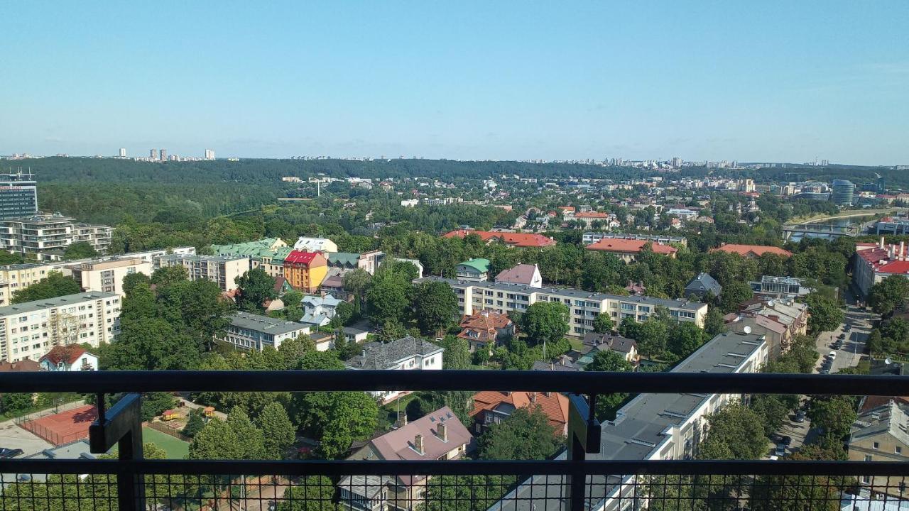 Luxury Apartment In Skyscraper Vilnius Ngoại thất bức ảnh