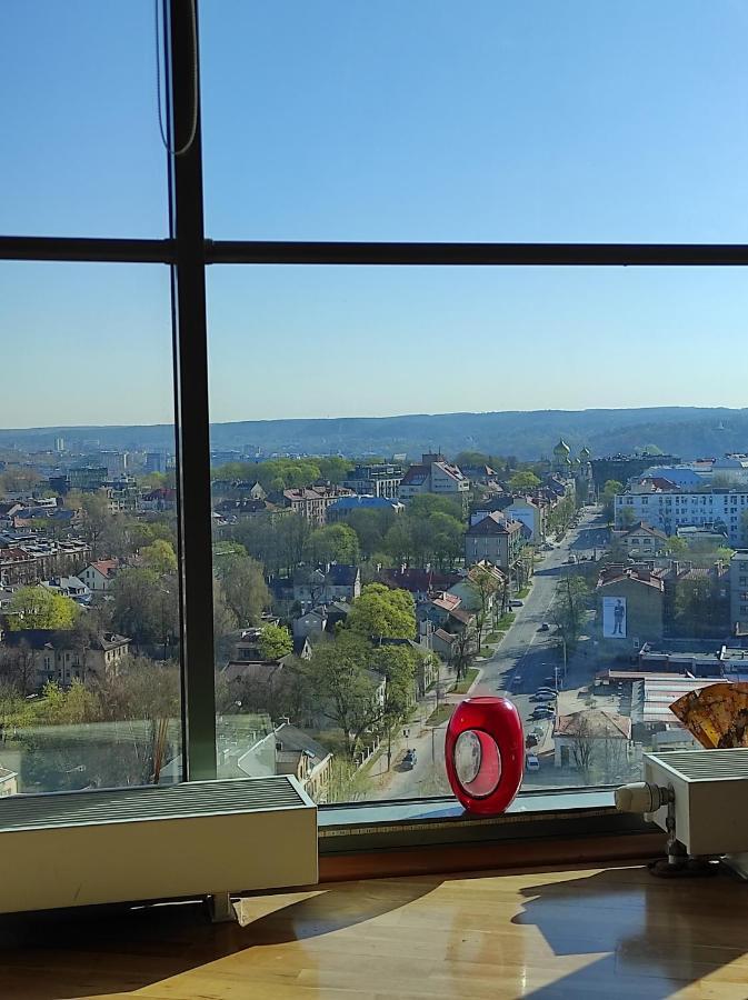 Luxury Apartment In Skyscraper Vilnius Ngoại thất bức ảnh